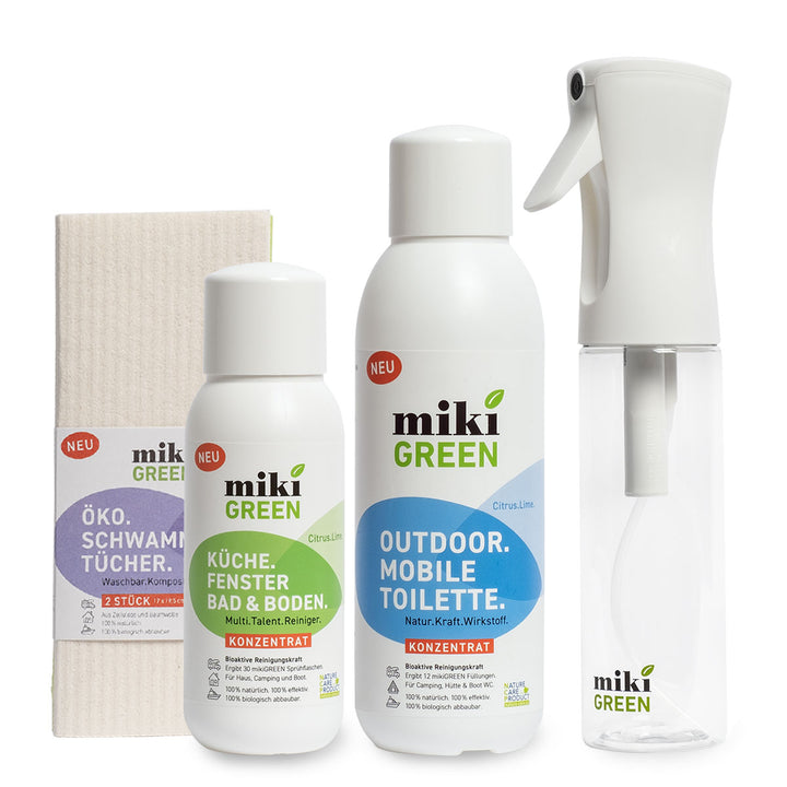 Outdoor-Reinigungsset | Chemiefreie Campingtoilette | greenSINN
